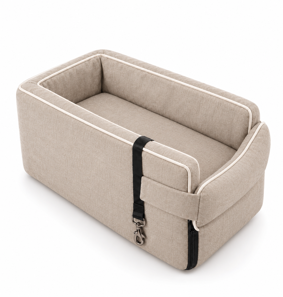 Pawfect Travel Car Seat for small dogs in a car