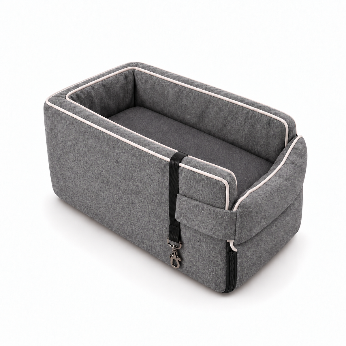 Gray Pawfect Travel Car Seat for small dogs